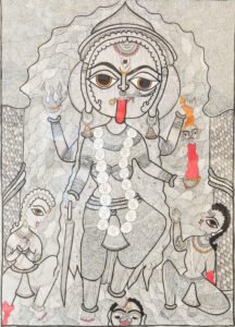 Madhubani, 20x28 Inches, Organic Ink on Handmade Paper