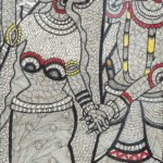 A Kumar Jha, Madhubani, 21x8 Inches, Organic Ink on Handmade Paper