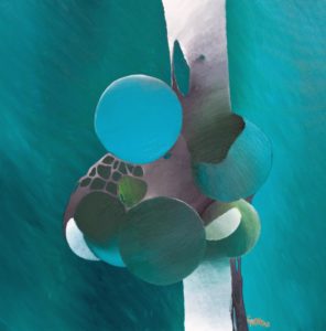 Composition 48x48 Oil on Canvas