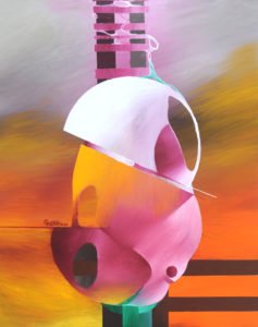 The Tulip 60x48 inches, Oil on Canvas