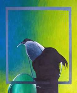 In Cage 60x50 Oil on Canvas