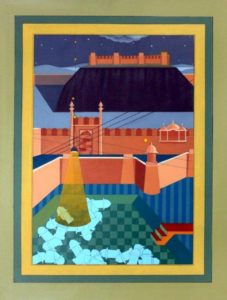 Rajnish Chhanesh, Revisiting Memoirs -2, Acrylic, Paper on Board, 18 x 25 Inches