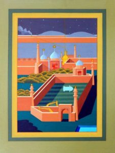 Rajnish Chhanesh, Revisiting Memoirs -2, Acrylic, Paper on Board, 18 x 25 Inches