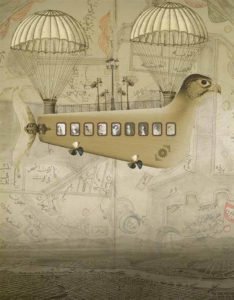 The opulent carriage, Archival print on canvas, 45x34