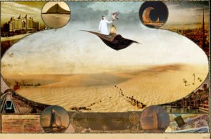 The prescient Sovereign, Archival print on canvas,36x56