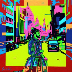 Suchit Sahni, Untitled, 12x12 Inches, Acrylic on Canvas, 2018