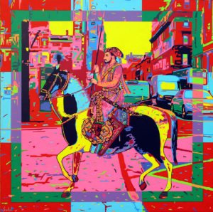 Suchit Sahni, Untitled, 60x60 Inches, Acrylic on Canvas, 2017