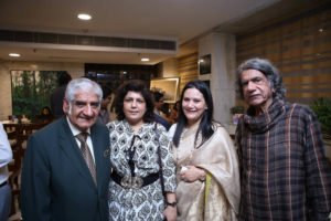 Mr. Rajendra Kumar, Madhavi Advani, Nidhi Jain & Guest