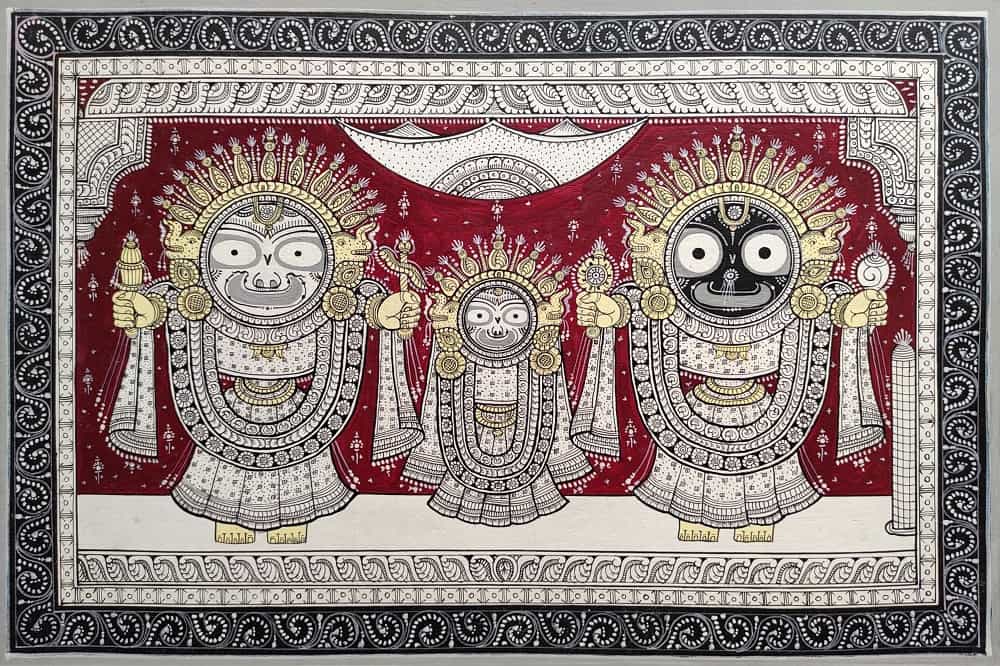 Prakash Chandra, Untitled, Organic colours on Paper, 12x18 inches