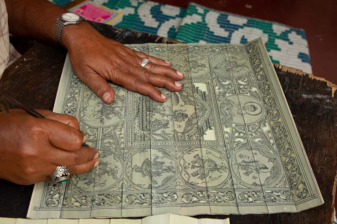 Shoba Jolly, Pattachitra Villages, Archival Print on Paper, 12x18 Inches