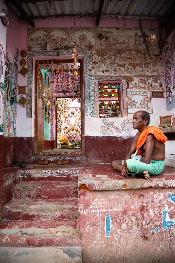 Shoba Jolly, Pattachitra Villages, Archival Print on Paper, 18x12 Inches